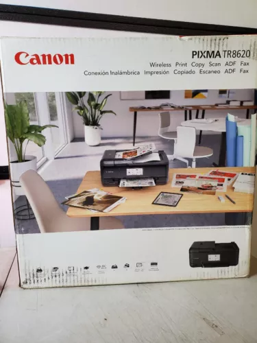 Canon - Pixma TR8620 Wireless All-In-One Inkjet Printer with Fax - Open Box. 