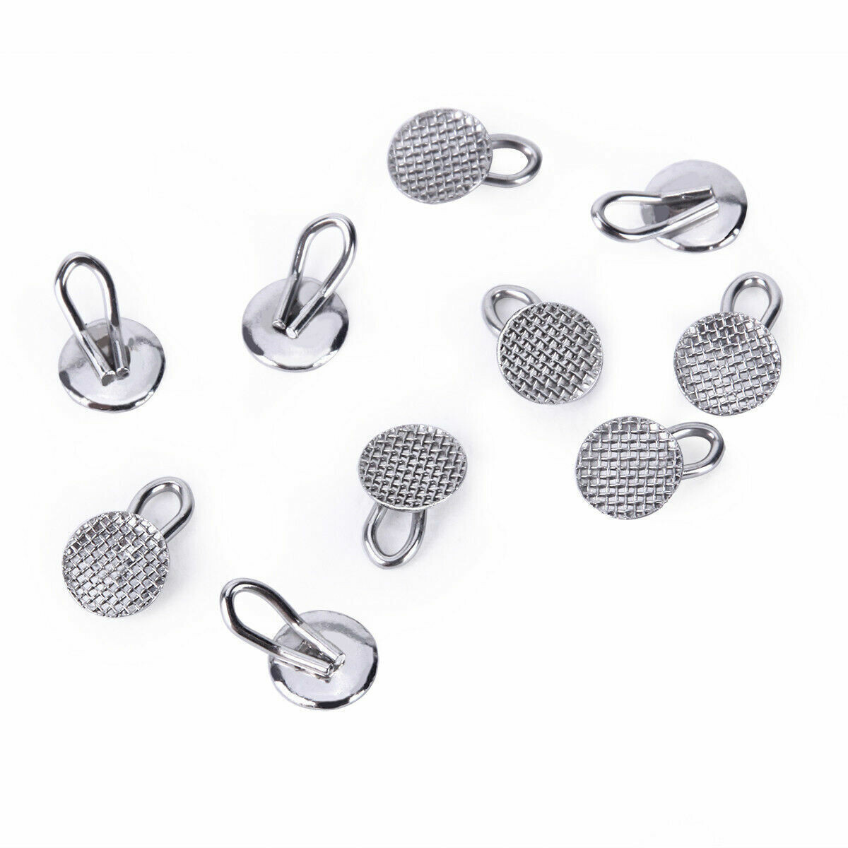 30 Pcs Dental Orthodontic Traction Hook Bondable 3mm Round Type Caplin