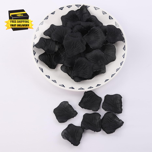 1000 Pcs Artificial Fake Rose Petals,Flower Petals for Romantic Night, Engagemen - Picture 3 of 5