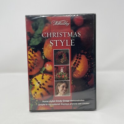 Williamsburg - Christmas Style With Cindy Cragg (DVD, 2006) Brand New Sealed