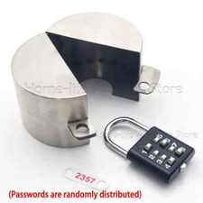 Door Handle Lock Cover Outdoor Faucet Anti-Theft Hose Tap Iron Rotating Gate