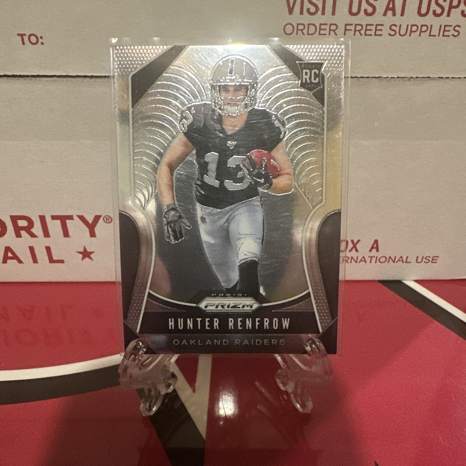 2019 Panini Prizm #357 Hunter Renfrow RC Rookie Raiders