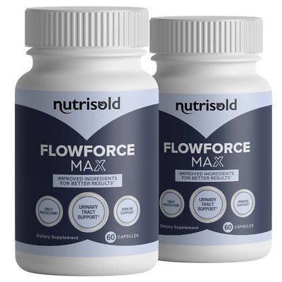 Flowforce Max Urinary Tract & Immune Support 2 Bottles 120 Capsules