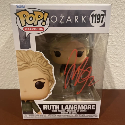 Signed Bundle Of Ozark Funko Pops 1197 & 1198 Julia Garner & Laura Linney W/COA