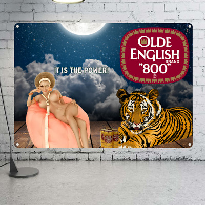 Vintage Style Olde English 800 Reign Supreme Malt Liquor Beer