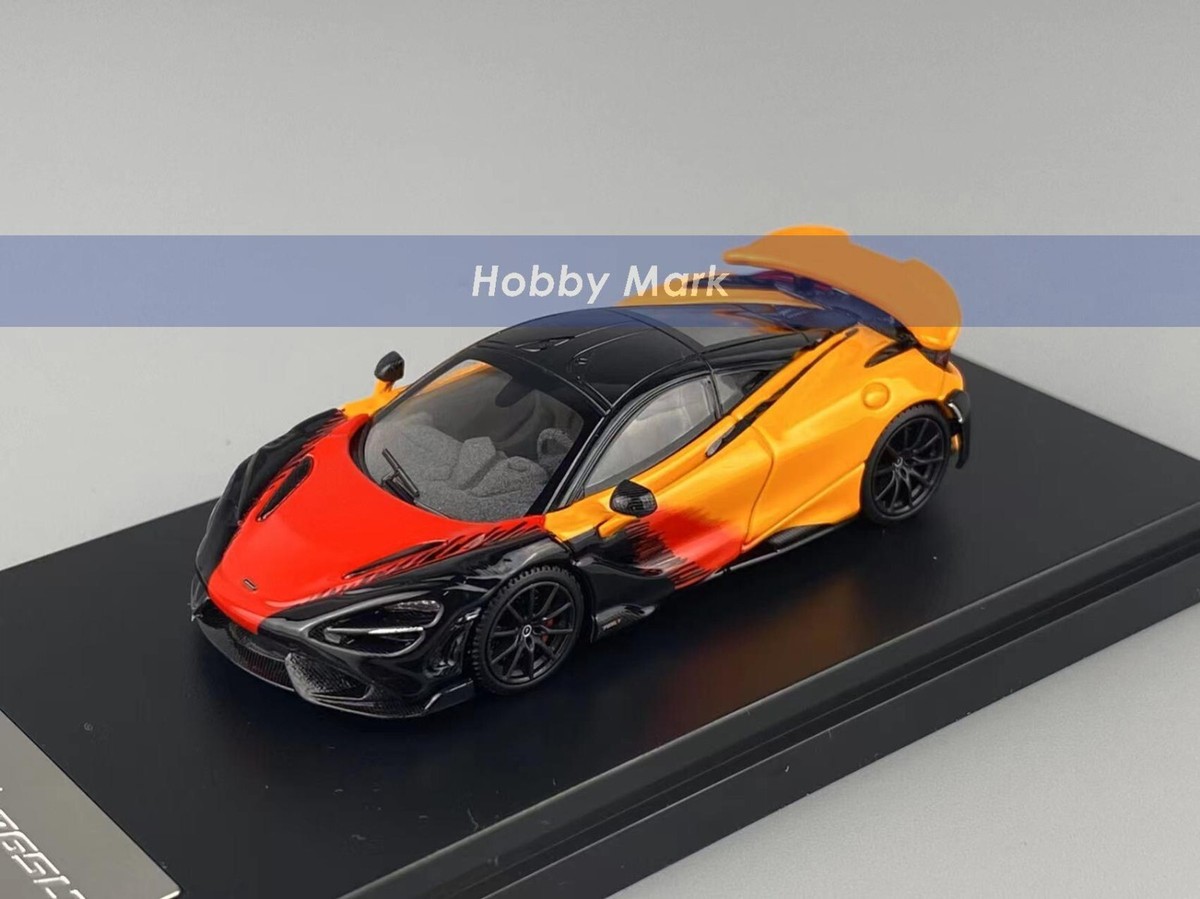 LCD models 1:64 Mclaren 765lt Diecast Super Car Model Gift Toys
