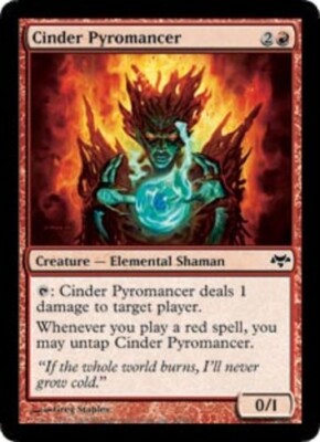 MTG - Cinder Pyromancer - Eventide - NM, English Magic FLAT RATE SHIP