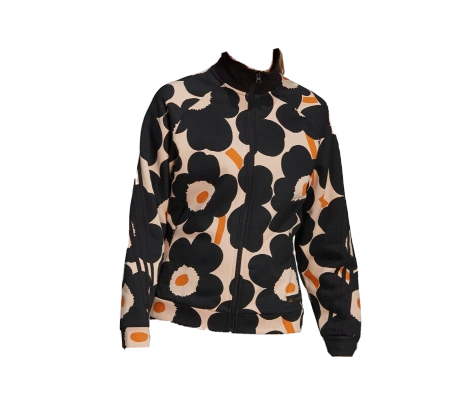 adidas Marimekko Unikko Collab Full Zip Track Top Fleece adidas Marimekko Unikko Collab Full Zip Track Top Fleece