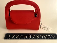 Hot RED Olga Berg new with tags BAG (+strap cross body) and cover Exquisite-MINT