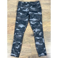 ATHLETA Camo Contender 7/8 Tight, Black SIZE S 405480 NWOT