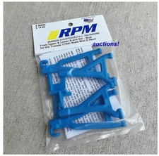 RPM 80695 Front Upper & Lower Suspension A Arms BLUE Traxxas 1/16 Mini E-Revo