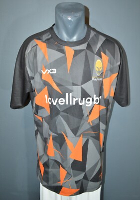 Worcester Warriors Trikot 2019/2020 Rugby Authentisches VX3 Hemd Größe Herren XL