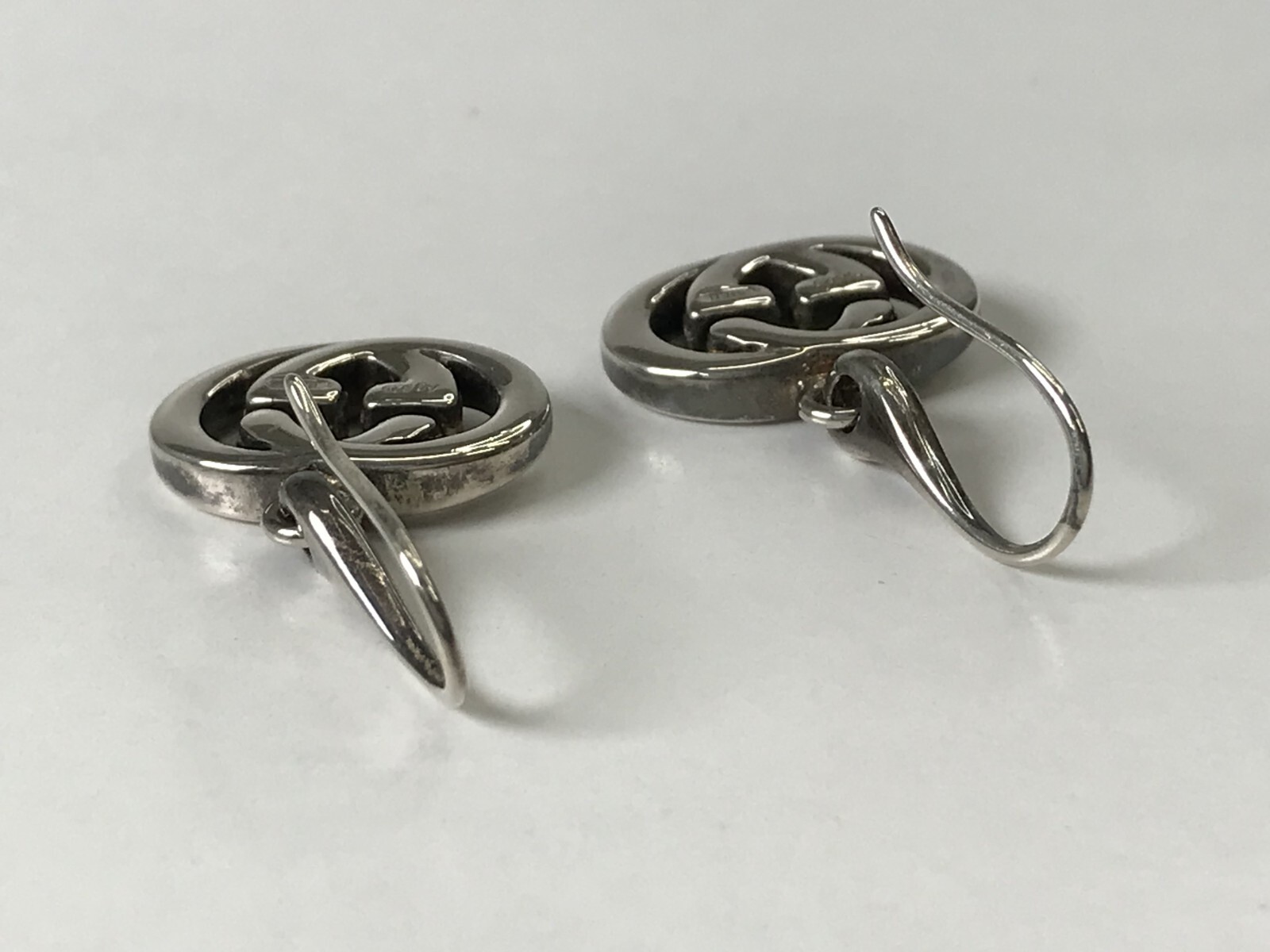 Gucci interlocking G 925Sterling Silver Dangle Ho… - image 21