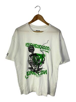 NEIGHBORHOOD◇X BABYLON . TEE SS-2/T-shirt/L/Cotton/White NEIGHBORHOOD◇X BABYLON . TEE SS-2/T-shirt/L/Cotton/White