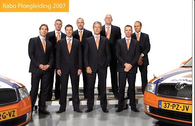CYCLING cycling card RABO PLOEGLEIDING 2007 RABOBANK team