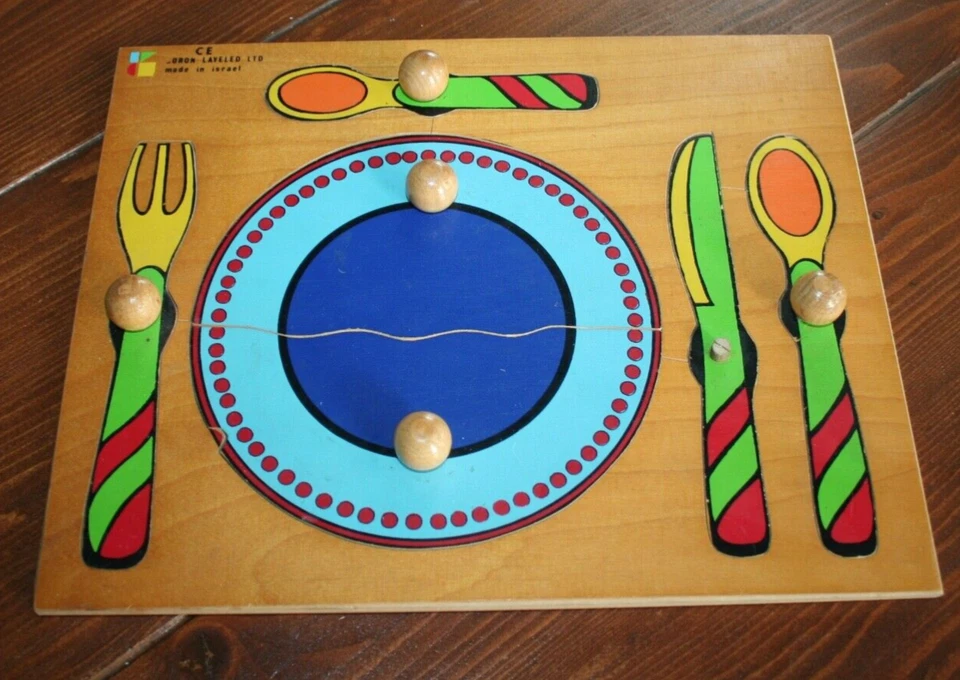 Lot Wooden Preschool Puzzles Puzzle Knob Wood Learning Picture Mailman School - Image 4 of 4