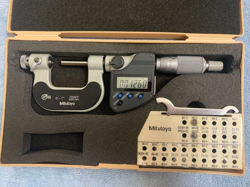 Mitutoyo 326-351-30 Digital Screw Thread Micrometer 0"-1" IP65