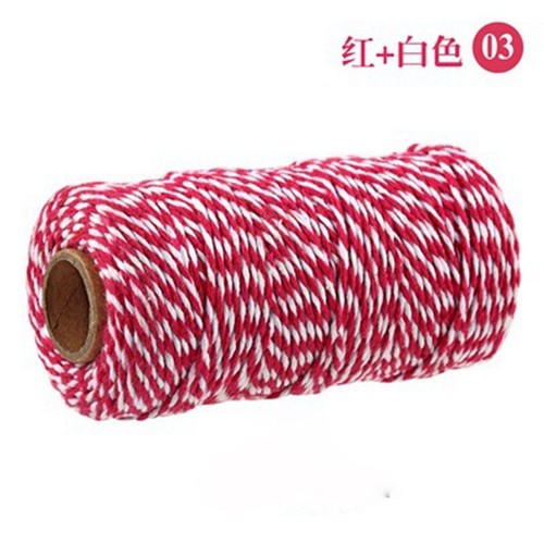 100m Rope Crafts Wrap Tags Handmade Christmas String Gift Bakers Cotton Twine - Picture 16 of 30