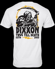 NWT Dixxon Flannel Death Rider True Till Death Grim Reaper USA Made T-Shirt