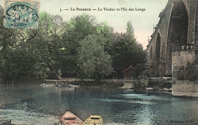 CPA 94 - LE PERREUX (Val de M.) - 3. Das Viadukt und die Insel der Wölfe