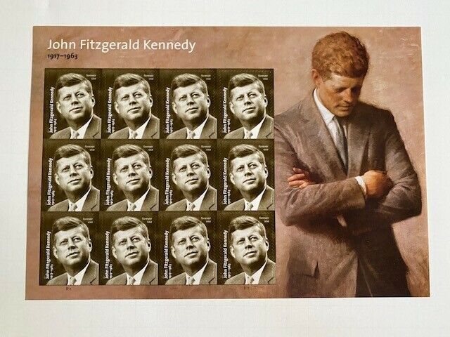 US Stamp 2017 Scott # 5175, John Kennedy, 49 cents/Full sheet 12