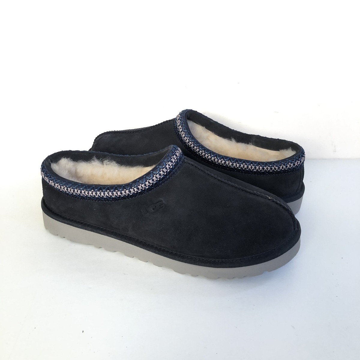 UGG MEN TASMAN CLASSIC BLUE SHEARLING LINED SLIPPERS US 9/ EU 42 / UK 8 UGG CLASSIC SLIPPER II EVE BLUE SHEARLING SLIP ON SLIPPERS  main image 3
