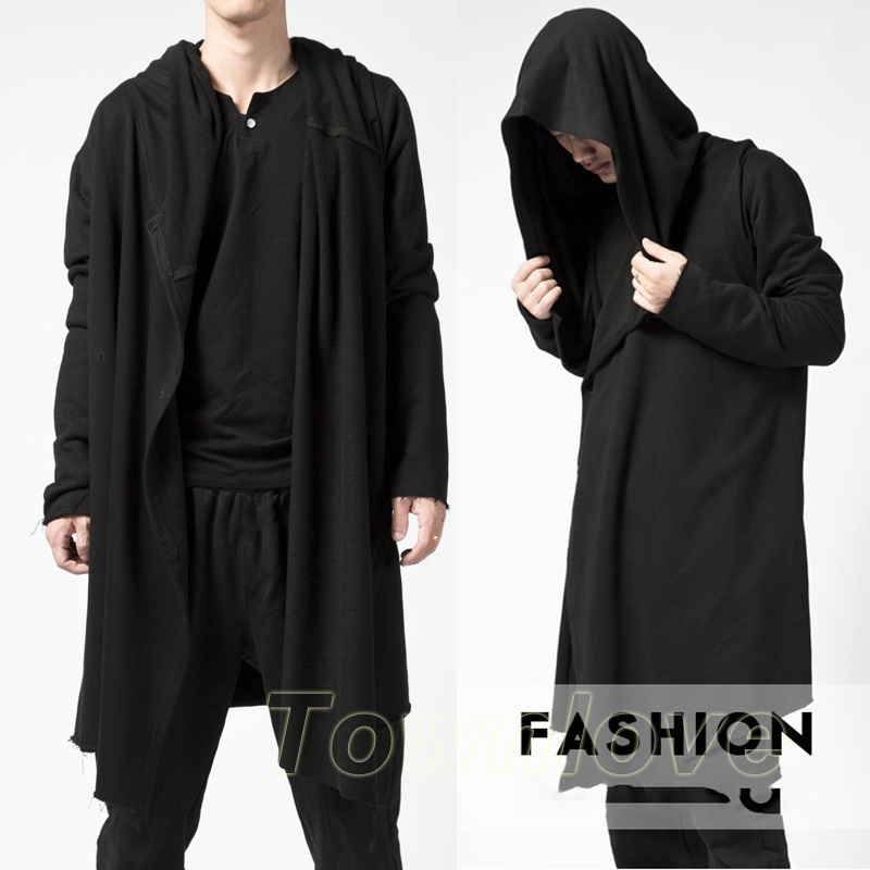 mens long length cardigan