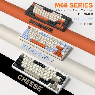 ATTACK SHARK/ZIYOU LANG M68 65% Wireless Membrane Gaming Keyboard, PBT Keycaps