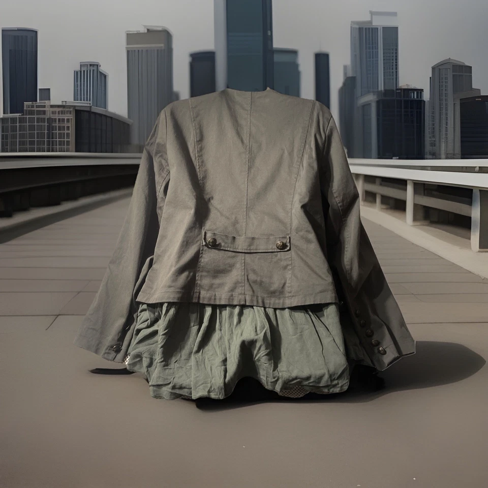 Torrid длинным рукавом пеплум кромки открытый передняя кнопка деталь куртка размер 2 (2 X) см. фото - Изображение 4 из 4