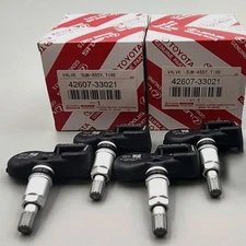 4PC OEM TPMS Tire Pressure Sensor 42607-33021 PMV-107J For Corolla Prius & Scion