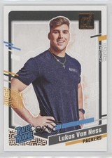 2023 Panini Donruss Rated Rookie Portrait Lukas Van Ness #45 16wc