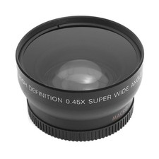 52MM 0.45x Wide Angle Lens + Macro Lens for 52mm DSLR and digital camera H