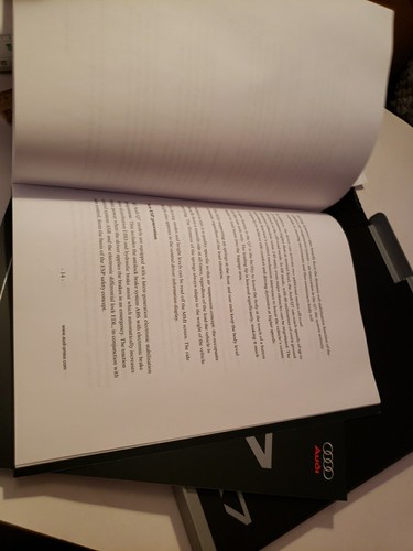 Media Info Audi Q7 2005 RARE Collectible Press Kit English Language - Picture 17 of 23