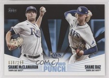 2023 Topps Series 1 One-Two Punch Black 39/299 Shane McClanahan Baz #12P-7 0l1