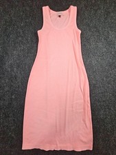 Universal Thread Dress Womens Medium Pink Sleeveless Stretch Ribbed Knit