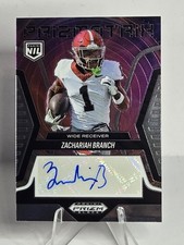 2025 PANINI PRIZM BLACK ZACHARIAH BRANCH SENSATIONAL SIGNATURES GEORGIA AUTO 📈