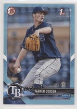 2018 Bowman Draft Sky Blue 33/499 Tanner Dodson #BD-78 4h5