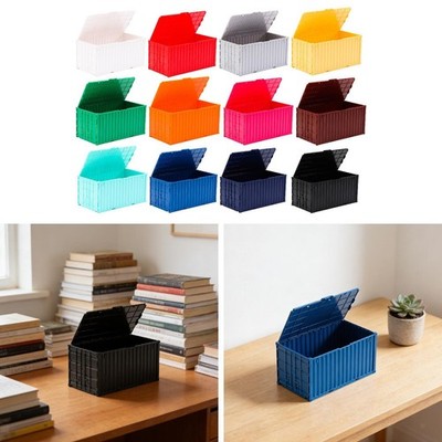 Miniature Cargo Container Large Capacity Storage Case for Business Gift Home