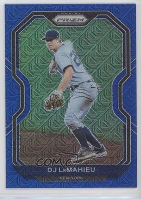 2021 Panini Prizm Blue Mojo Prizm 123/199 DJ LeMahieu #22 no9