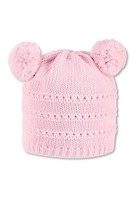 Sterntaler StrickmüTze Puschel, Grau, 100% Baumwolle, Kinder MüTze