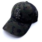 Chicago White Sox Dark Camo Mesh Trucker Hat Mlb Baseball New Cap
