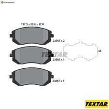 BREMSBELAGSATZ SCHEIBENBREMSE 2386501 FÜR SAAB SUBARU B3/Hatchback OUTBACK 2.5L