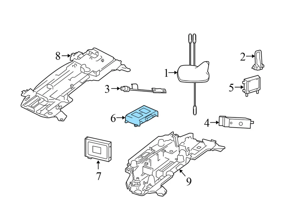 Mercedes-Benz SL500 2013-2019 - Módulo de control de comunicación telemática Foto 3 de 4
