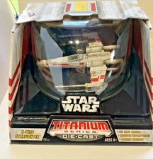 Star Wars Die Cast Titanium Series X-Wing Starfighter 7" BRAND NEW