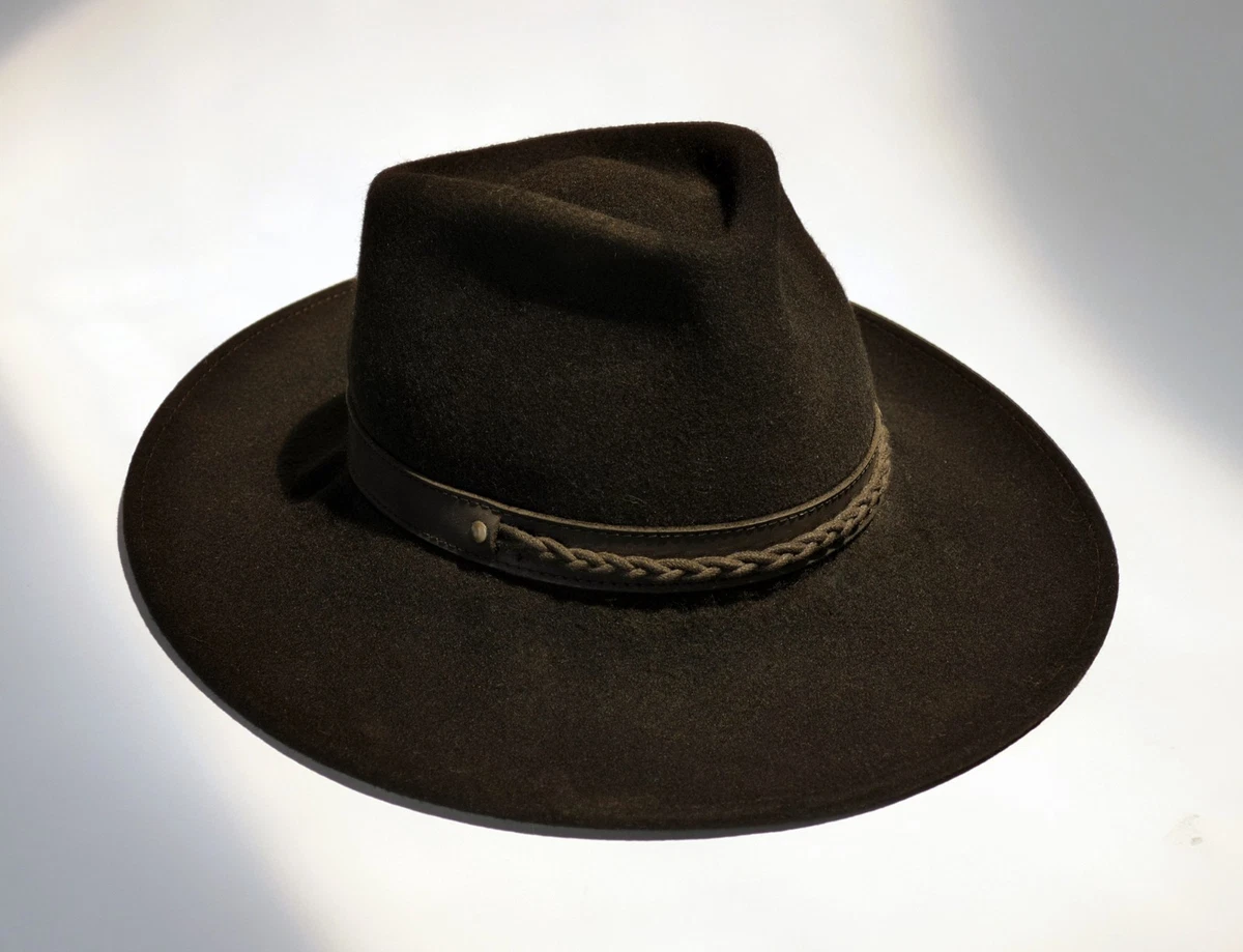 NWOT Vintage 100% Wool Fedora Size M 100% Wool Vintage Hats for Women for sale - eBay main image 3