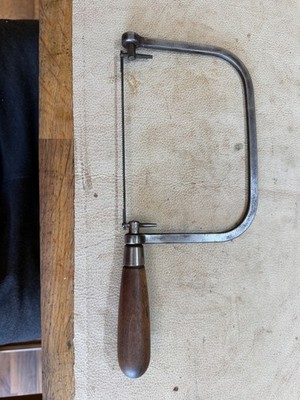 Vintage Eclipse No. 7CP Laubsäge mit Massivholzgriff