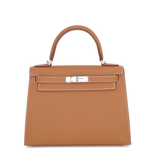 HERMES Kelly Sellier Size 28 Epsom Gold