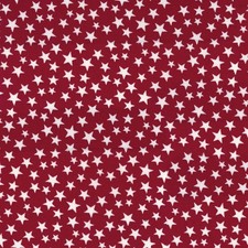 108 Inch Wide Stars on Red 100 Cotton Fabric Sold by the Yard