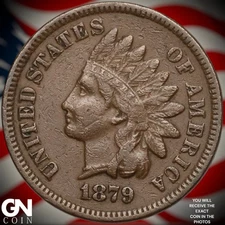 1879 Indian Head Cent Penny B1526