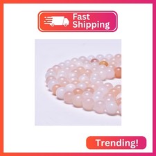 Asingeloo 10mm Natural Pink Aventurine Gemstone Beads Round Loose Stone Beads fo
